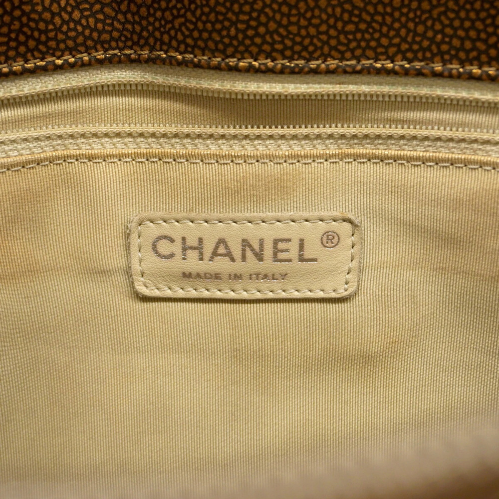 CHANEL Brown Caviar Leather Tote Bag - Picture 5 of 11